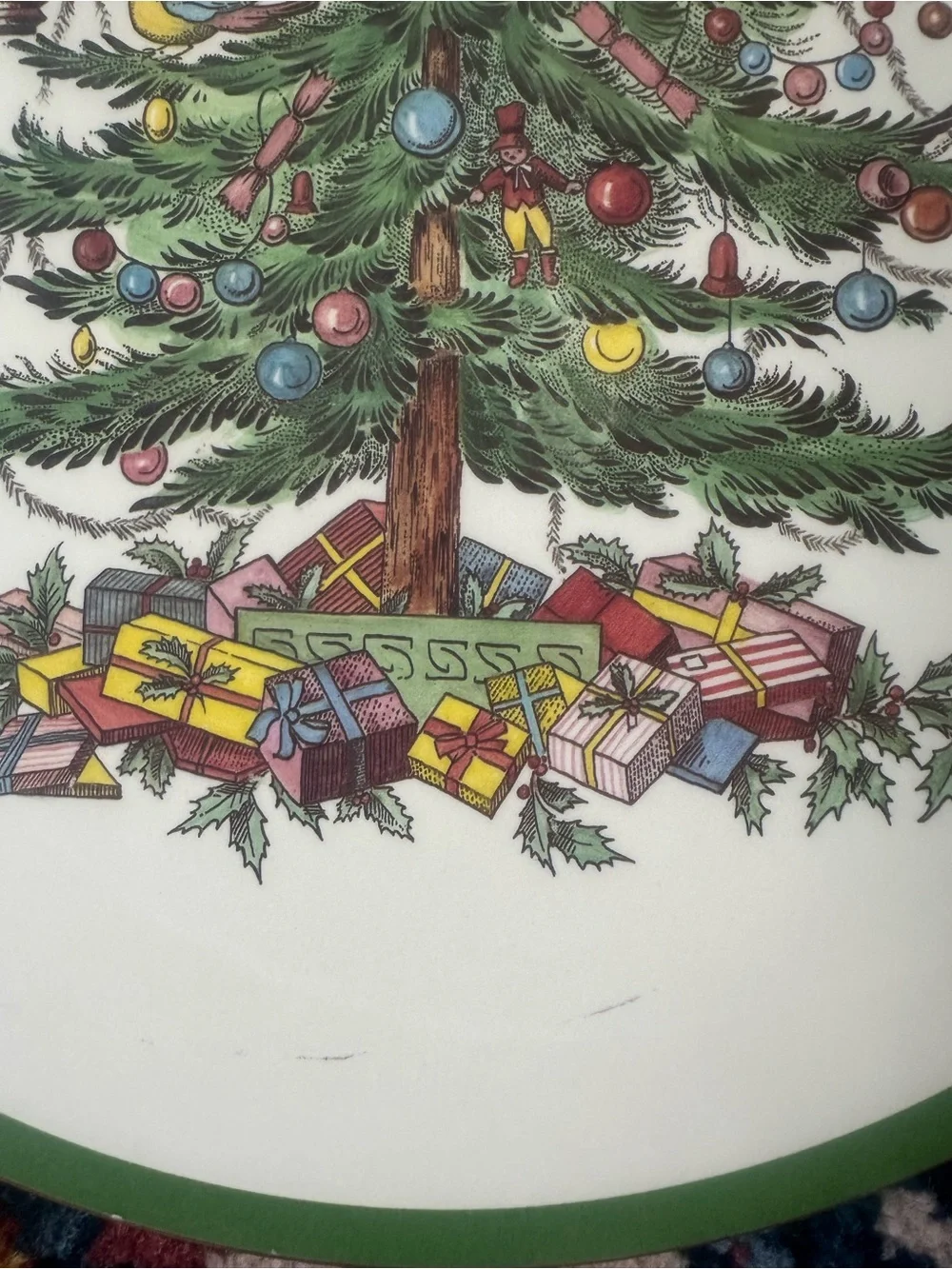 Spode Vintage Christmas Tree Trivet